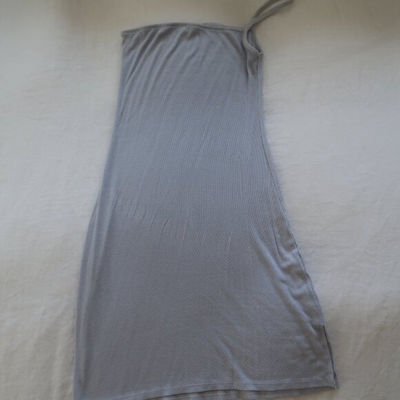 RARE - Joah Brown Knit One Shoulder Mini-Dress - Picture 6 of 8